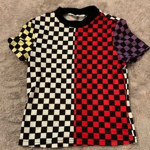 Cute SHEIN color block top